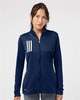 Adidas - Women's 3-Stripes Double Knit Full-Zip