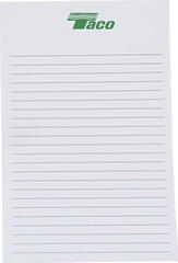 8 1/2" X 11" Note Pad