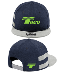 New Era® Shadow Heather Striped Flat Bill Snapback Cap