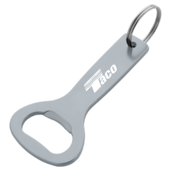 ALUMINUM BOTTLE OPENER KEY RING