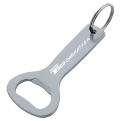 ALUMINUM BOTTLE OPENER KEY RING